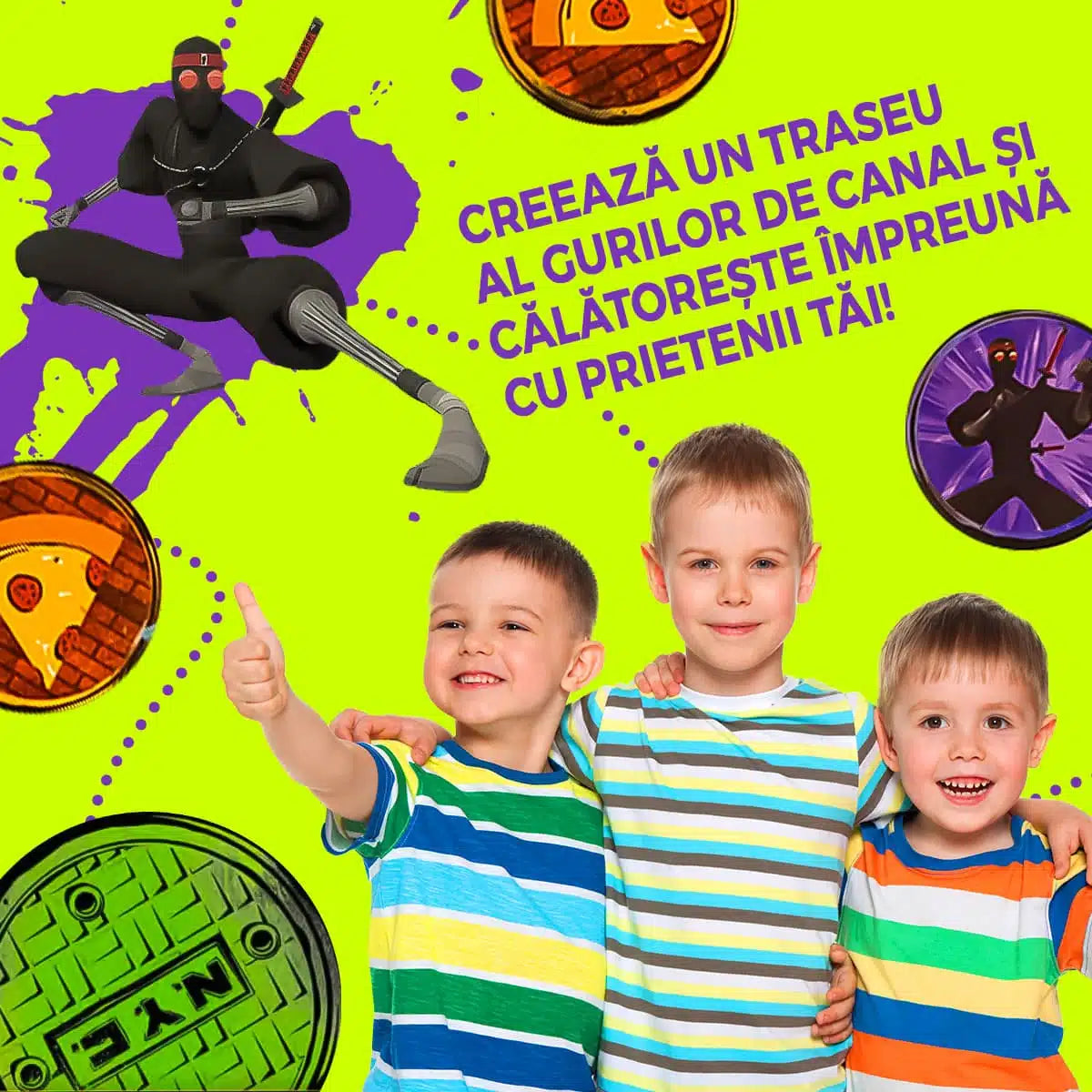 Joc de societate- Teenage Mutant Ninja Turtles