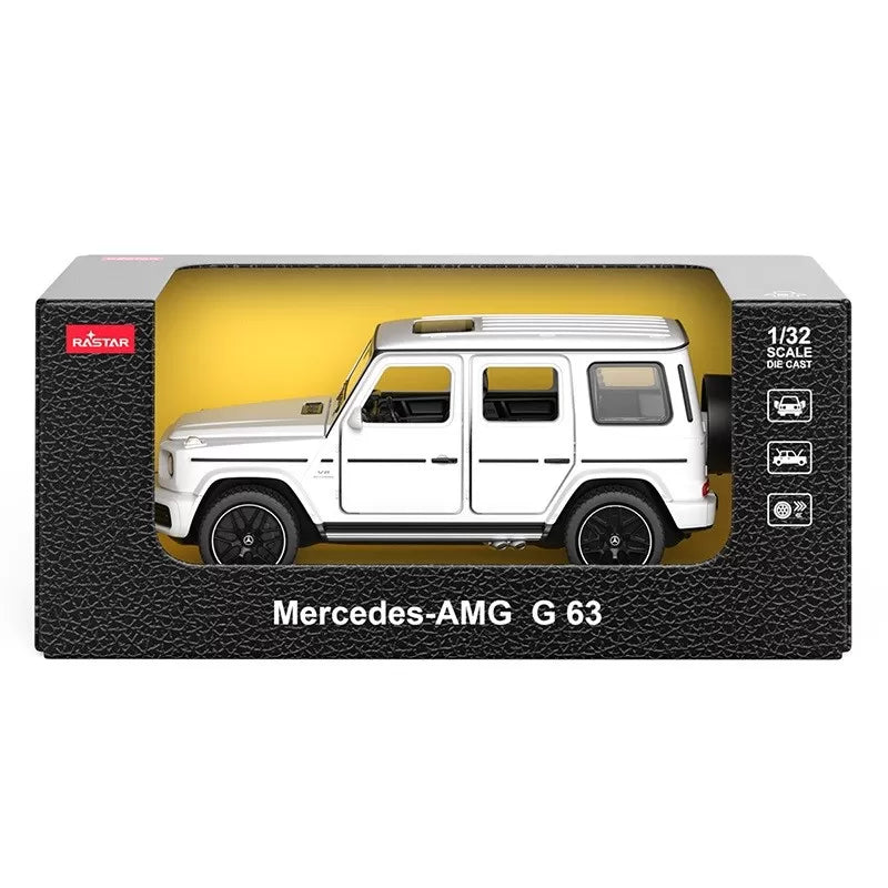 Masinuta diecast Rastar - Mercedes Benz AMG G63, alb, 1:32