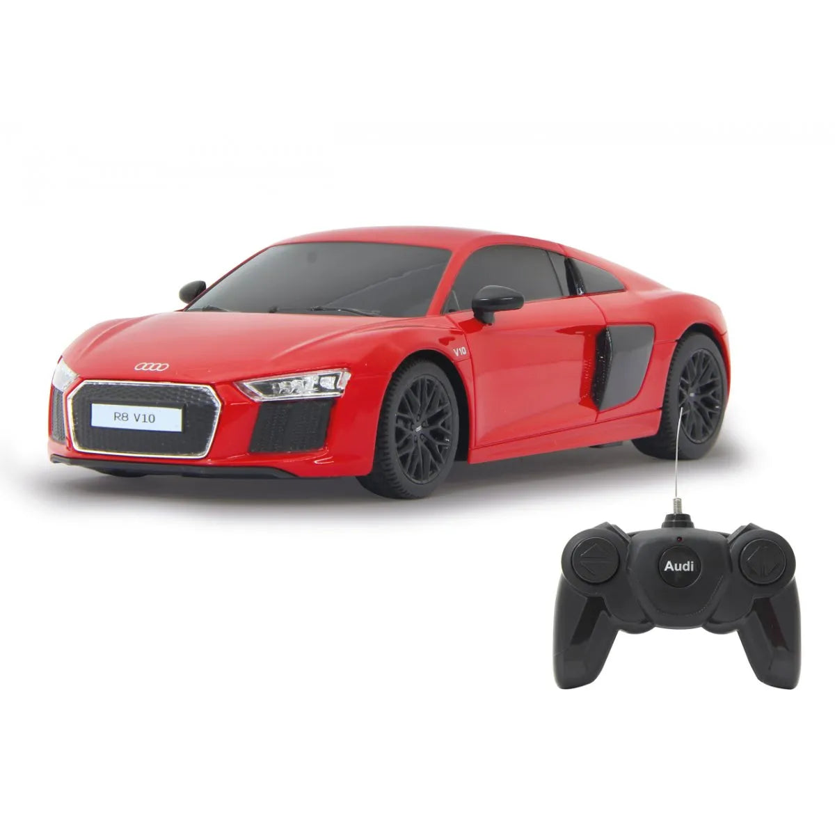 Masinuta Rastar RC - Audi R8, rosu, 1:24