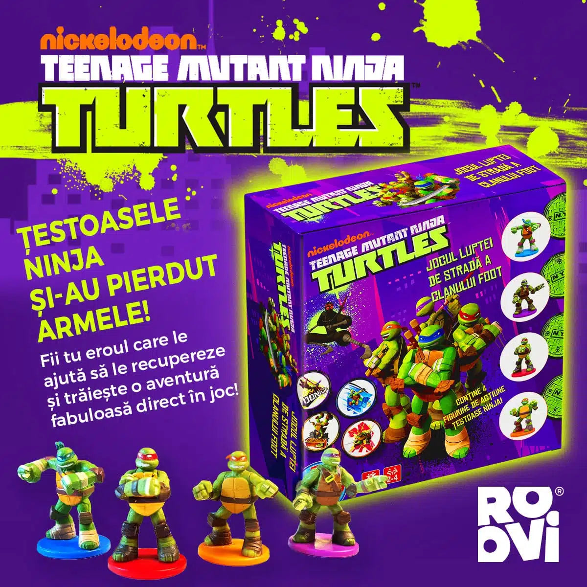 Joc de societate- Teenage Mutant Ninja Turtles