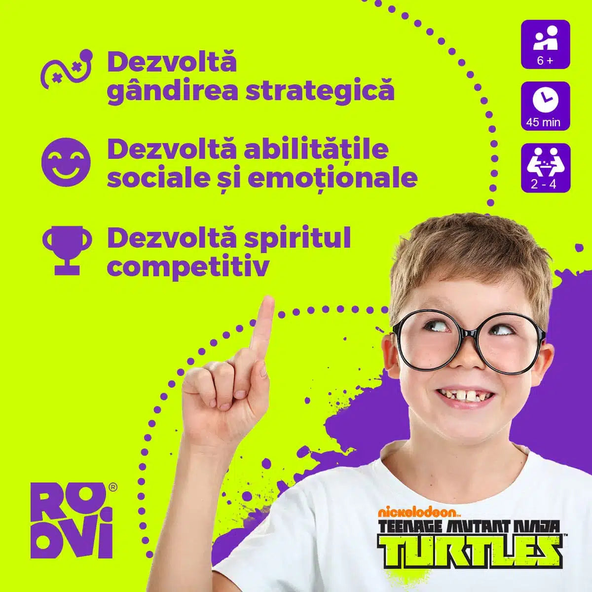 Joc de societate- Teenage Mutant Ninja Turtles