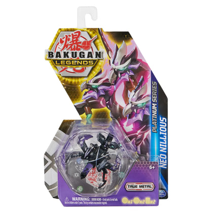 Figurina Metalica Bakugan Legends, Nillious, 10 cm