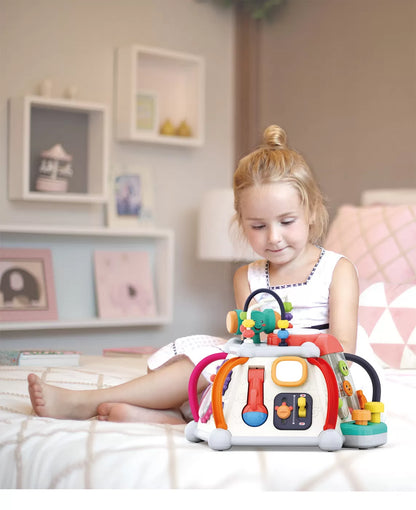 Piramida de activitati cu sunete si lumini- Hola Toys
