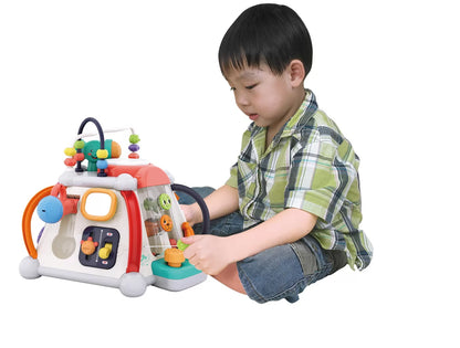 Piramida de activitati cu sunete si lumini- Hola Toys