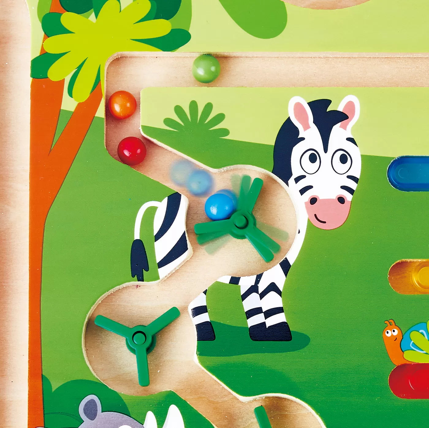 Jucarie din lemn Hape - Labirint magnetic, Jungla