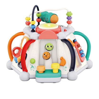 Piramida de activitati cu sunete si lumini- Hola Toys