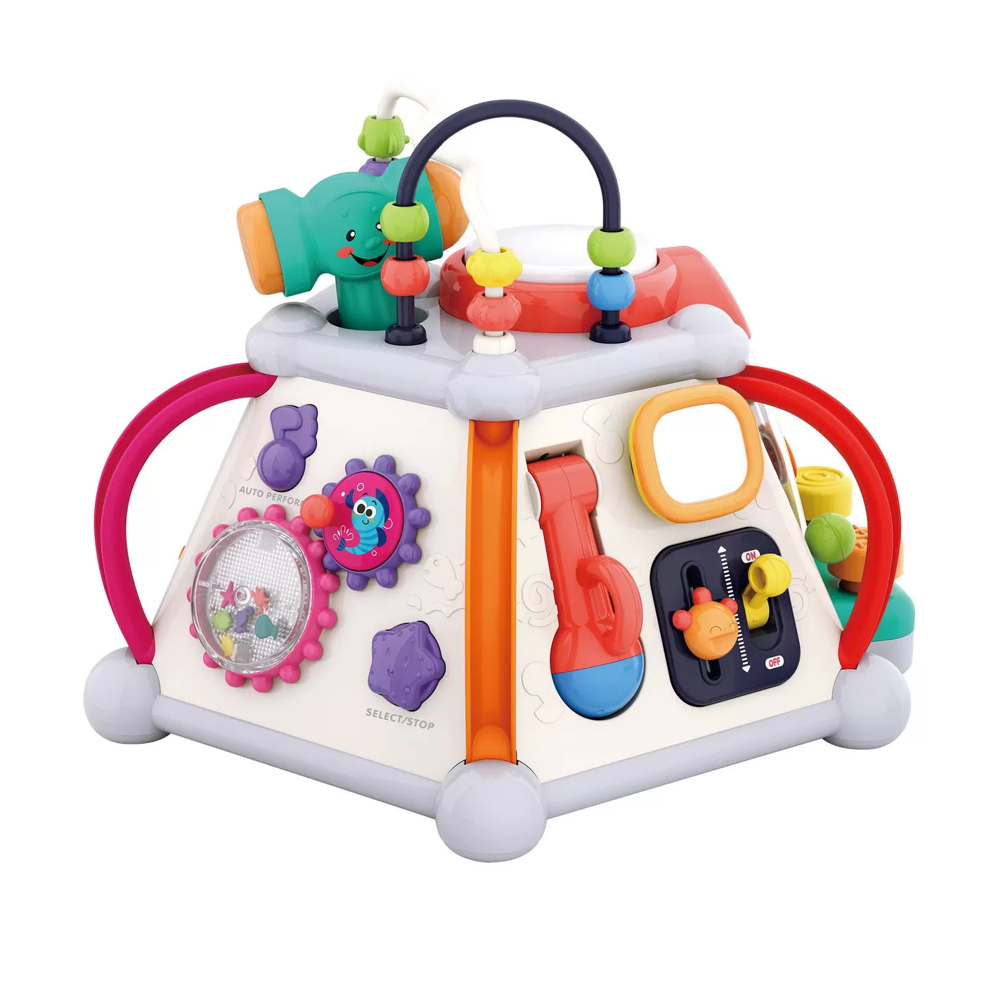 Piramida de activitati cu sunete si lumini- Hola Toys