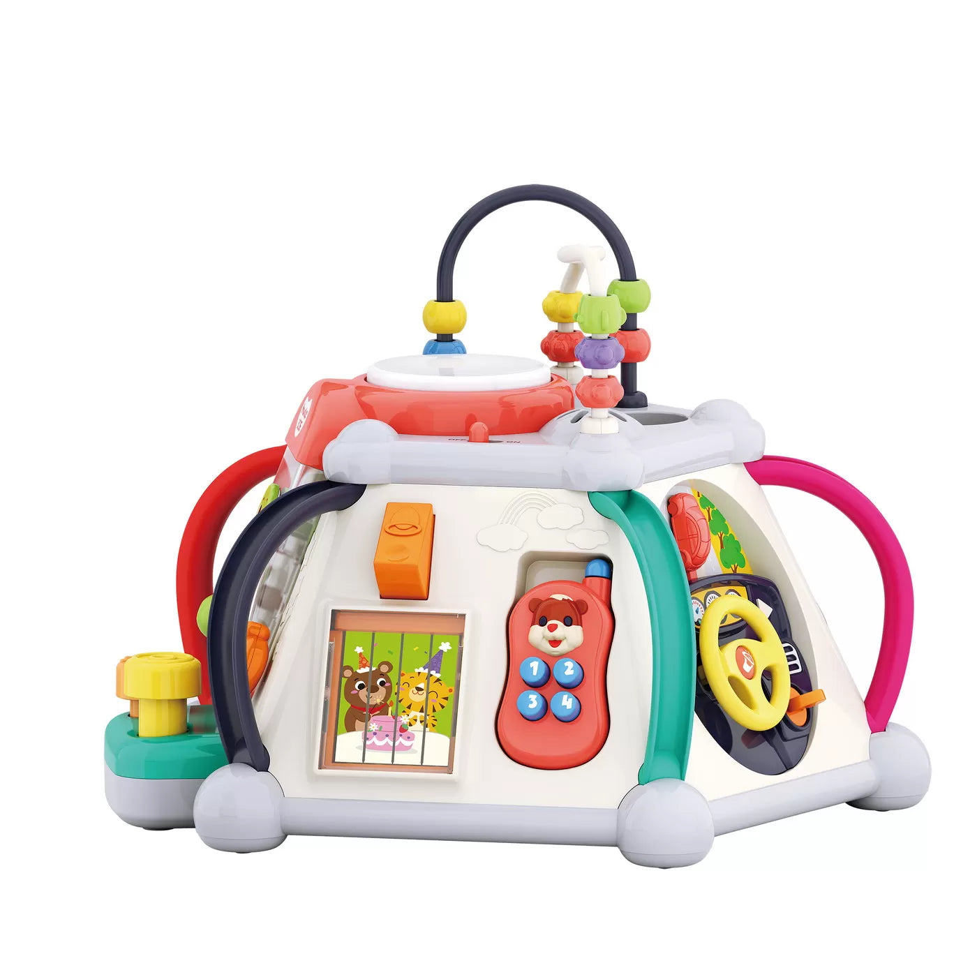 Piramida de activitati cu sunete si lumini- Hola Toys