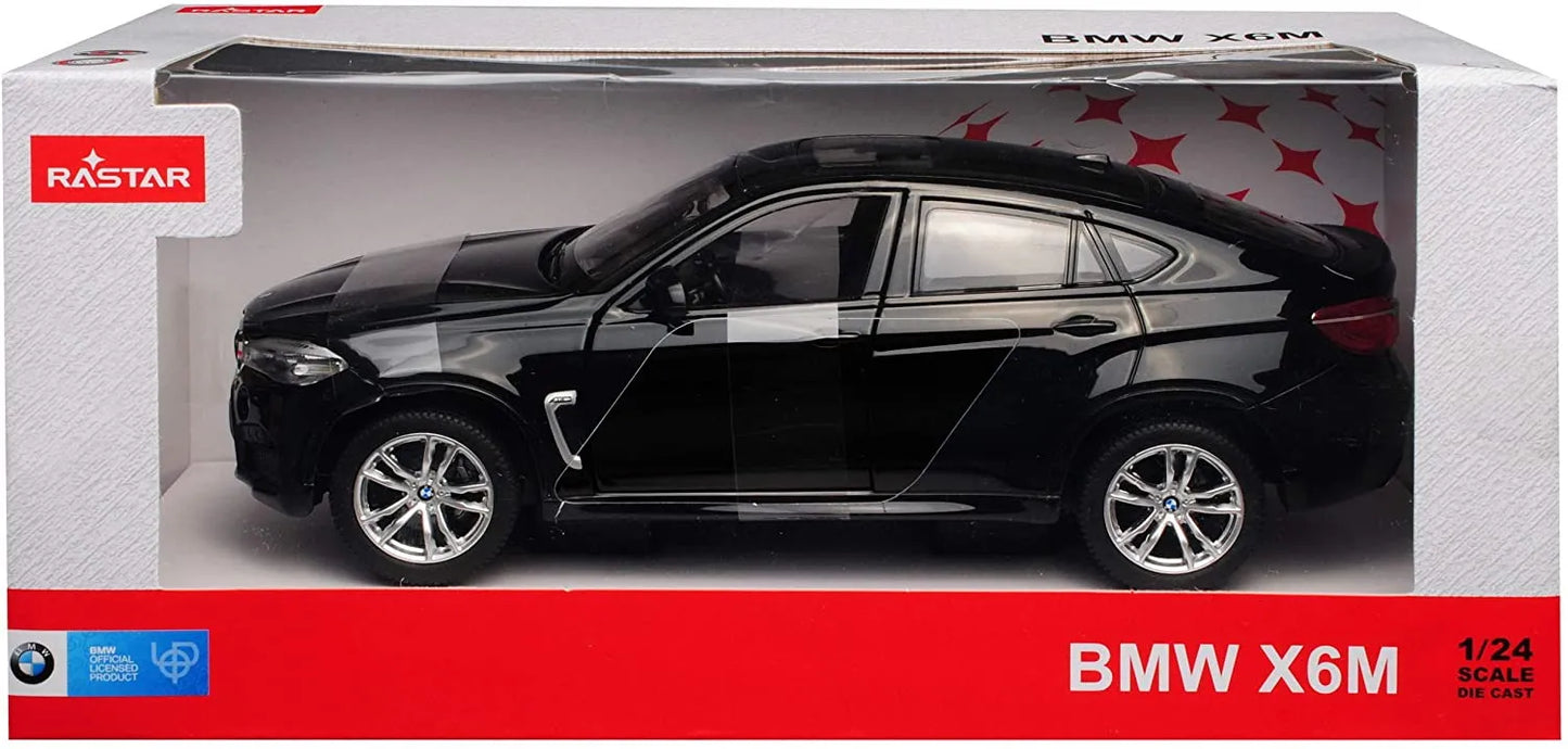 Masinuta diecast Rastar - Bmw X6M, negru, 1:24