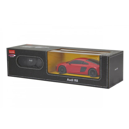 Masinuta Rastar RC - Audi R8, rosu, 1:24